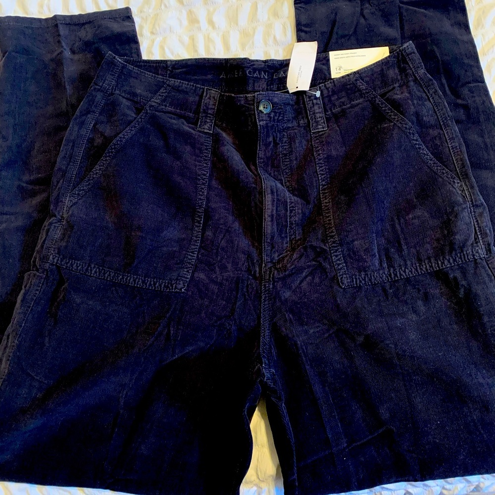 Corduroy American Eagle High Rise Jeans